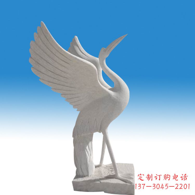 运城仙鹤砂岩雕塑
