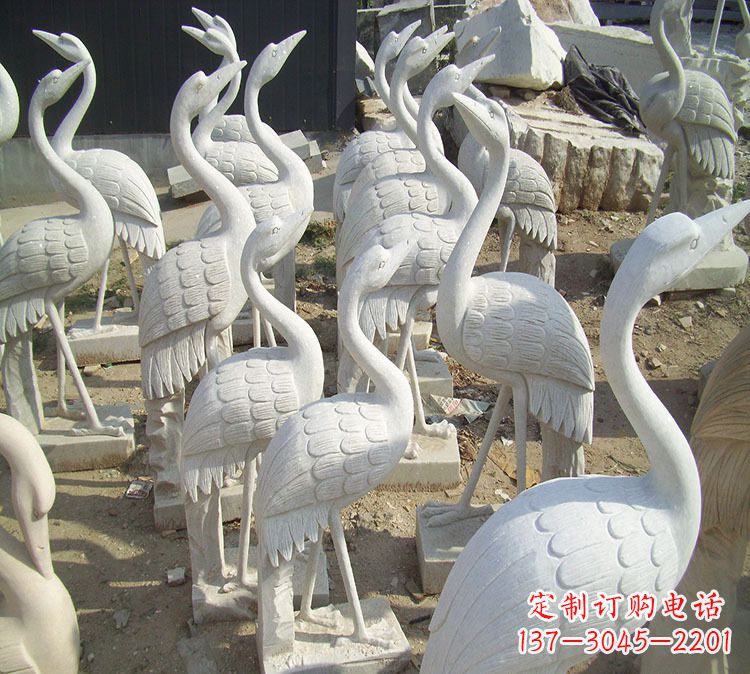 运城仙鹤石雕石雕