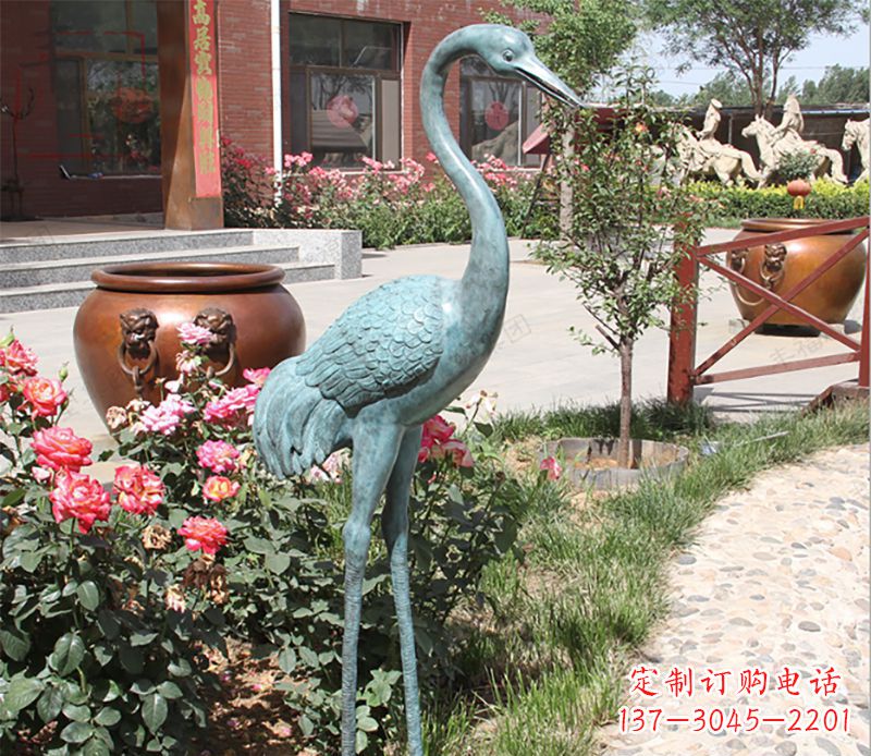 运城仙鹤铜雕