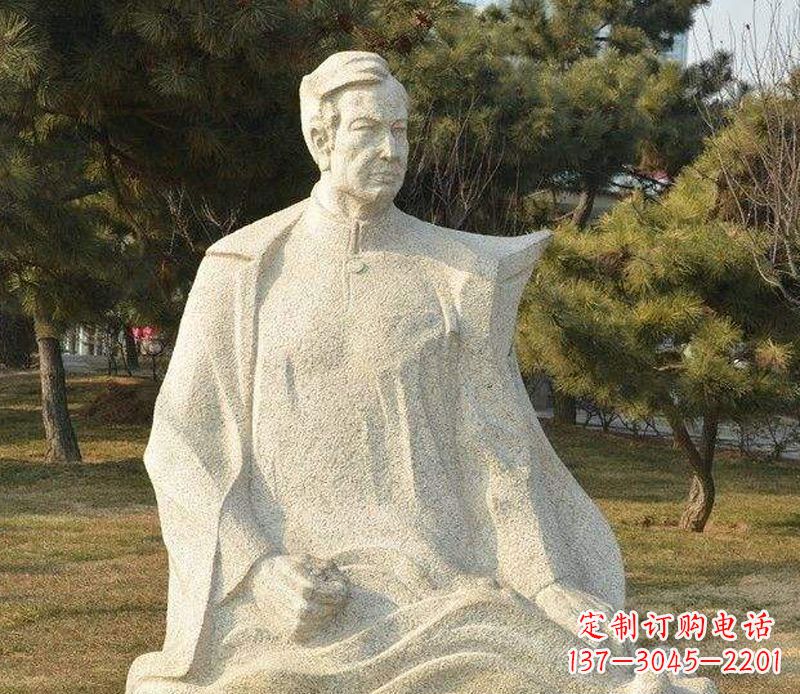 运城冼星海音乐名人石雕