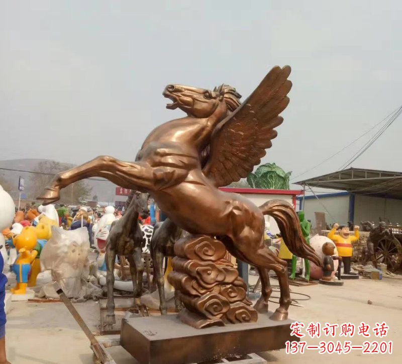 运城祥云飞马铜雕