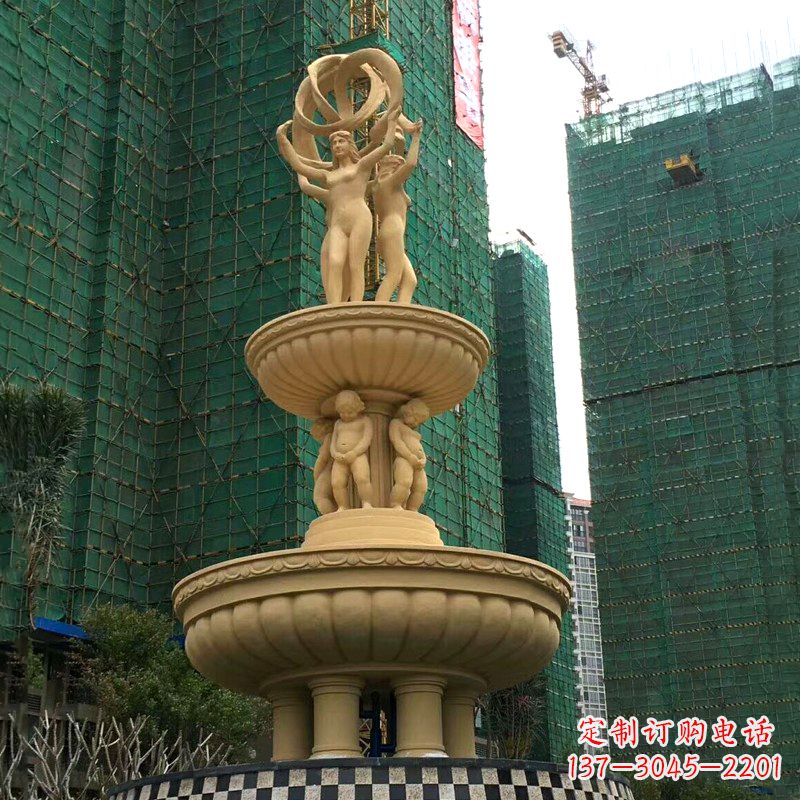 运城小区大型欧式人物景观喷泉