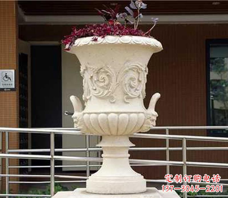 运城小区花盆景观石雕
