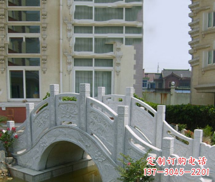 运城小区景观大理石拱桥 (2)