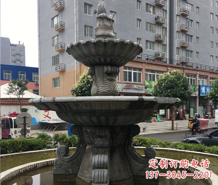 运城小区景观仿古喷泉石雕