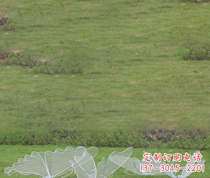 运城小区镂空蝴蝶不锈钢摆件雕塑