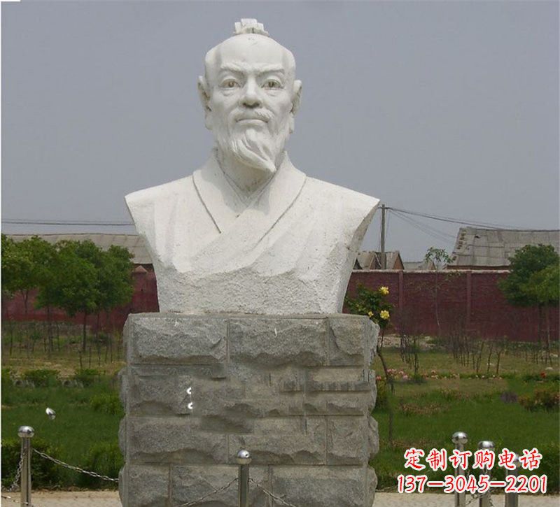 运城校园大理石张衡雕塑