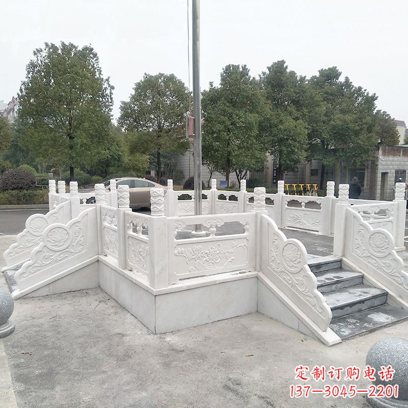 运城校园广场石雕升旗台