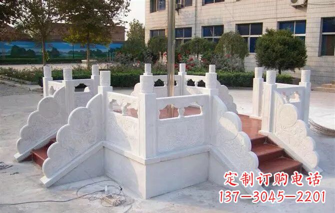 运城校园汉白玉升旗台