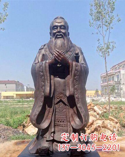 运城校园孔子雕像 (2)
