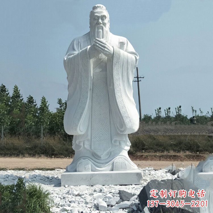 运城校园孔子人物雕像