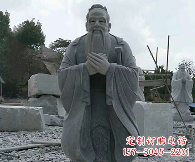 运城校园孔子人物石雕