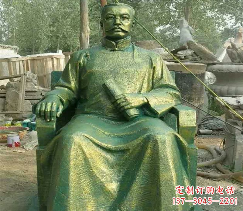 运城校园名人李大钊铜雕