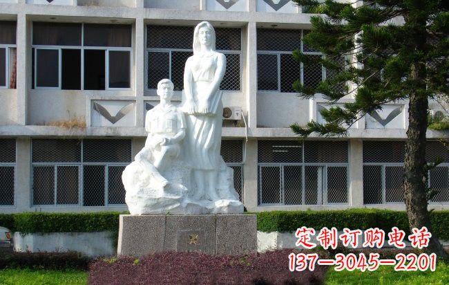 运城校园人物晨读的学生