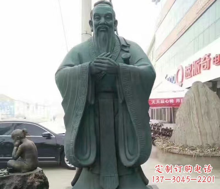 运城校园人物孔子行教像