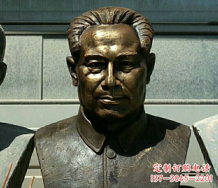 运城校园周恩来胸像铜雕