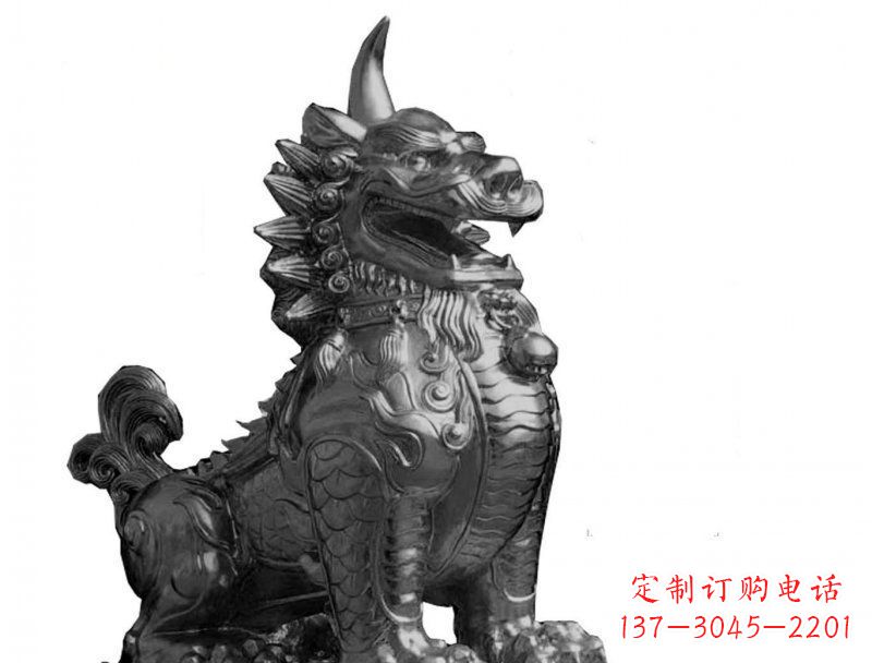 运城獬豸法院景观铜雕
