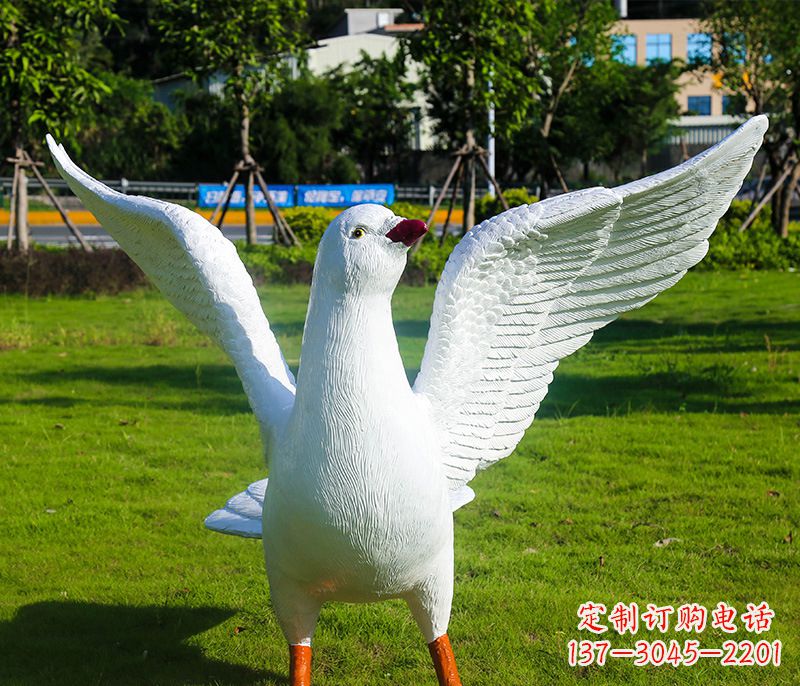 运城新县和平鸽雕塑