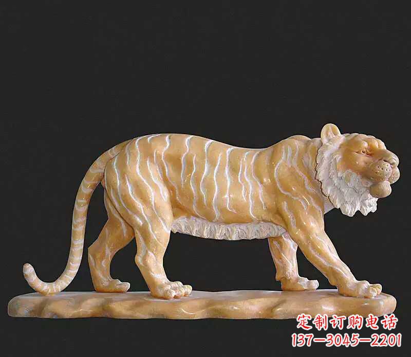 运城行走老虎石雕动物雕塑