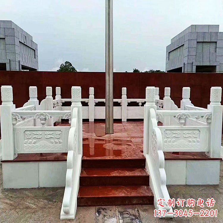 运城学校石雕升旗台