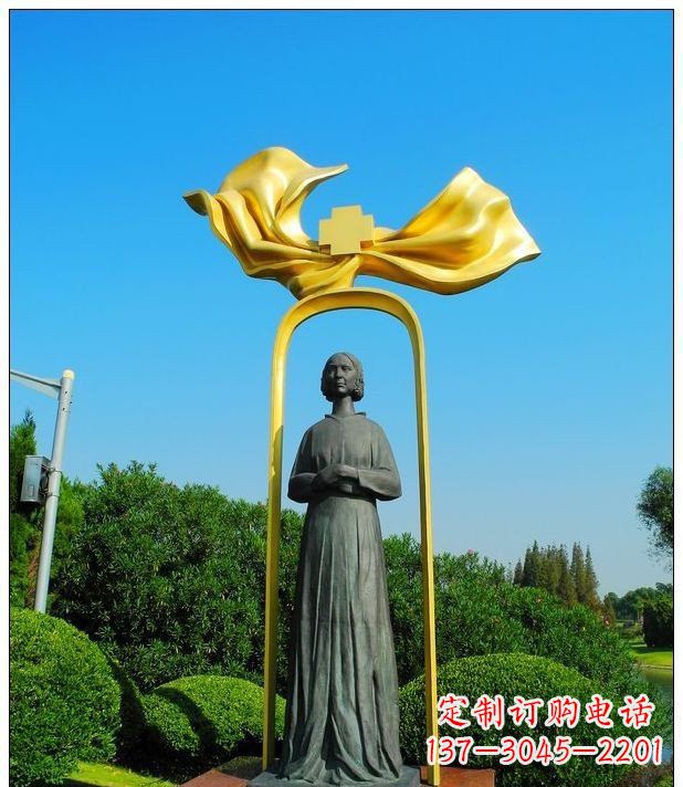 运城医院南丁格尔名人铜雕
