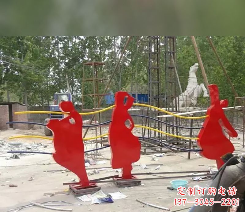 运城音符剪纸雕塑不锈钢