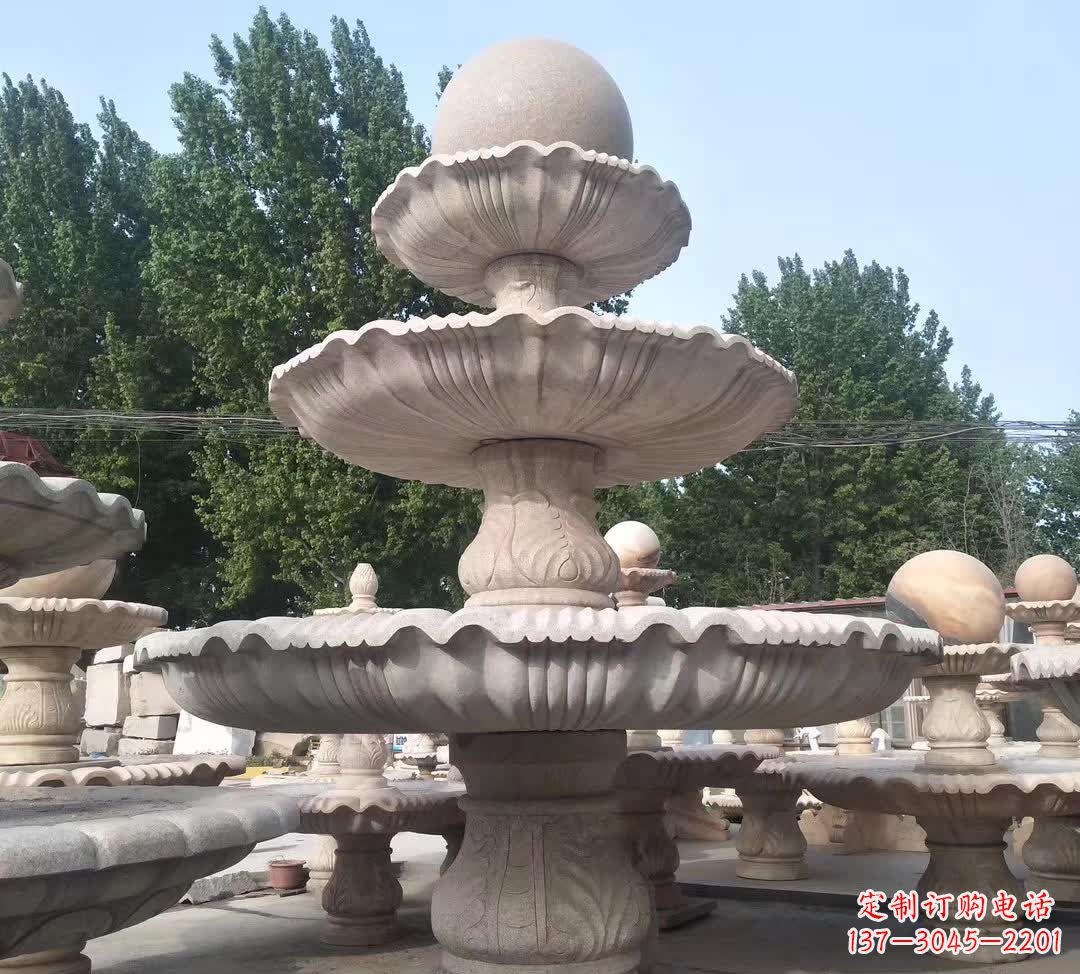 运城音乐风水球石雕