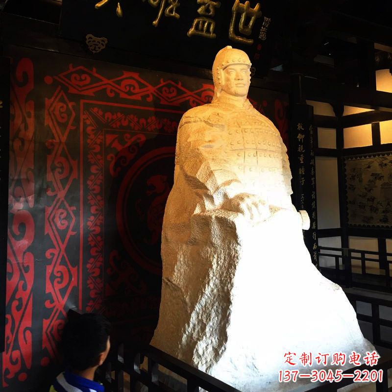 运城英雄盖世楚霸王石雕像