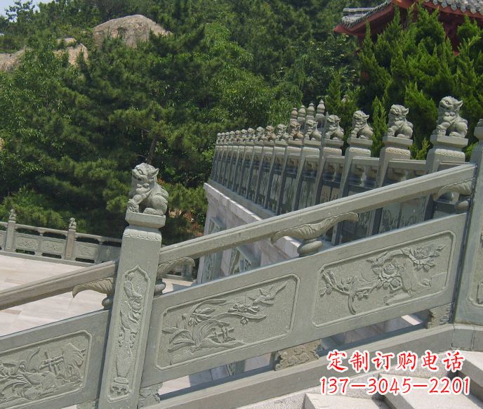运城园林仿古石栏板景观石雕 (4)