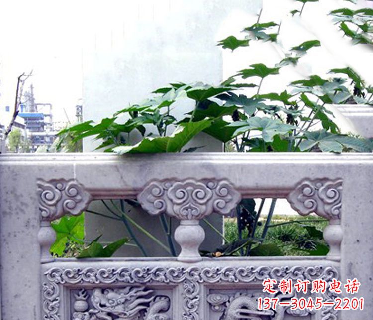 运城园林仿古石栏板景观石雕 (6)
