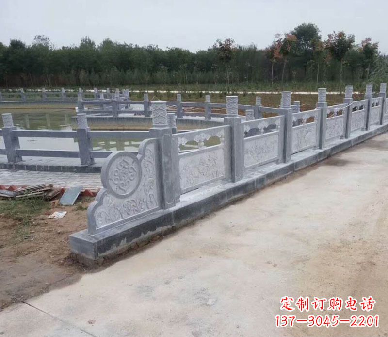 运城园林仿古石栏板景观石雕 (11)