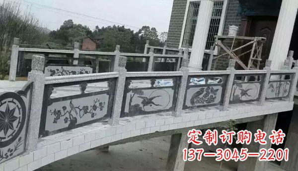 运城园林仿古石栏板景观石雕 (10)