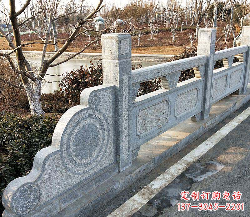 运城园林仿古石栏板景观石雕_1