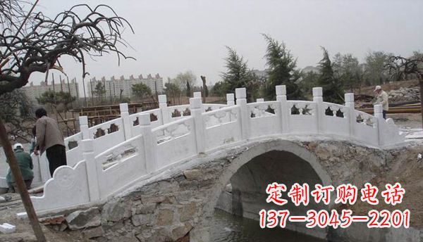 运城园林汉白玉大桥栏板景观石雕