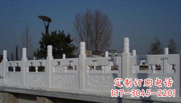 运城园林汉白玉栏板景观石雕