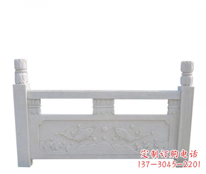运城园林汉白玉石浮雕栏板
