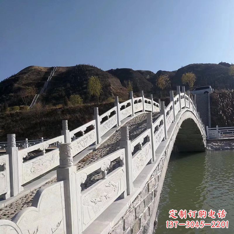 运城园林景点石雕桥栏板