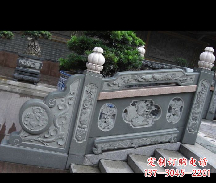 运城园林景观大理石栏板雕塑 (6)