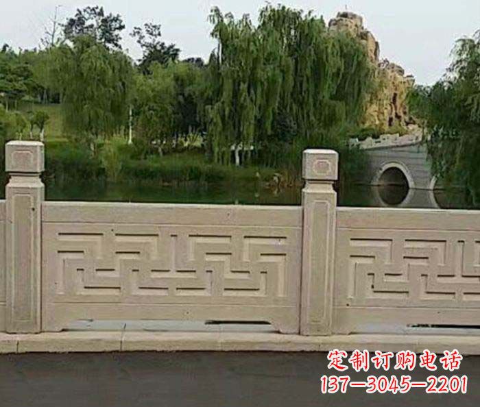 运城园林景观大理石栏板石雕 (4)