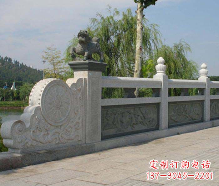 运城园林景观大理石栏板雕塑