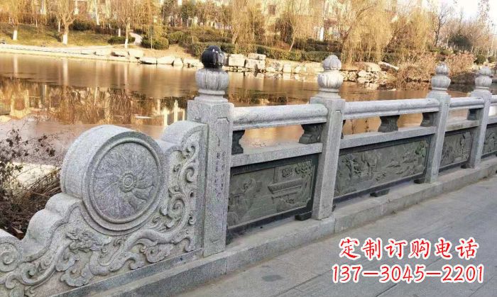 运城园林景观大理石栏板石雕 (10)