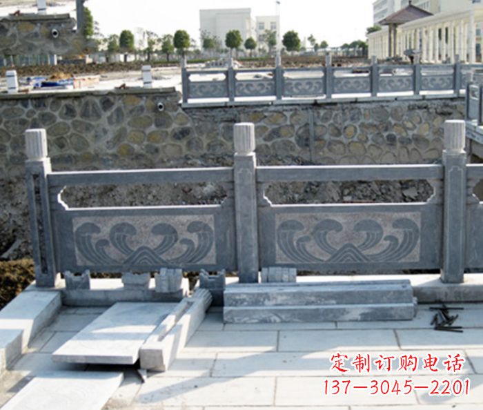 运城园林景观大理石栏板石雕 (11)