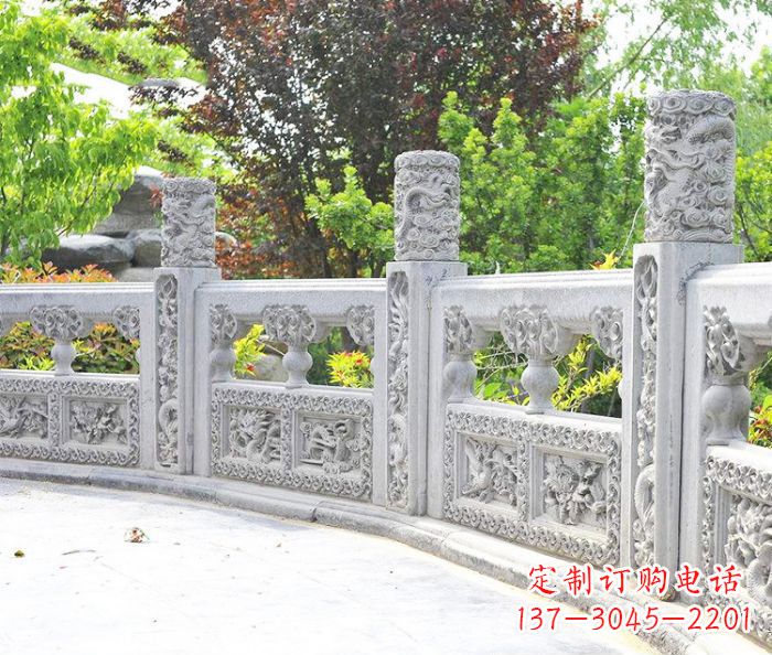 运城园林景观大理石栏板石雕 (9)