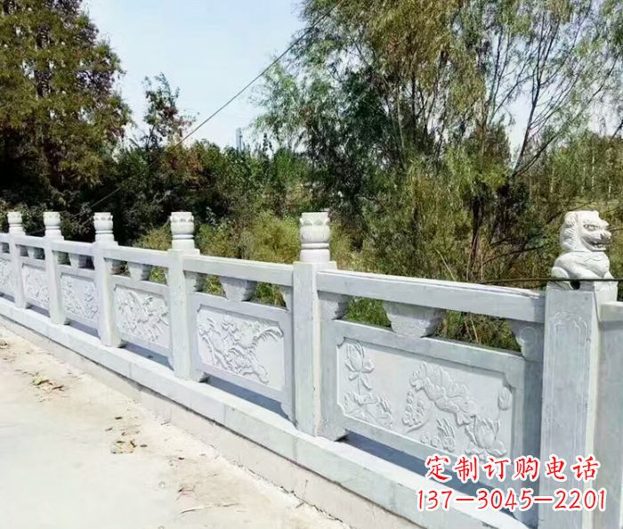 运城园林景观大理石栏板石雕_1