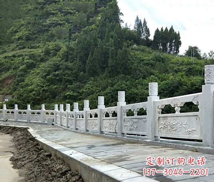 运城园林景观大理石栏板石雕_2