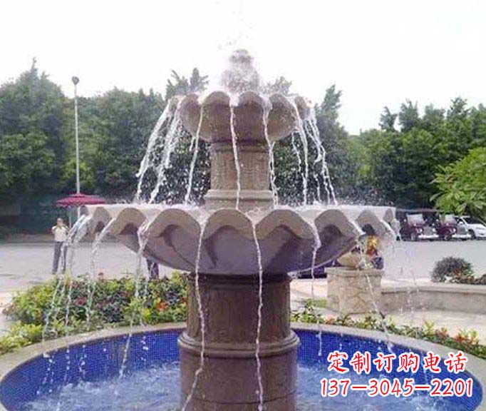运城园林景观大理石喷泉石雕