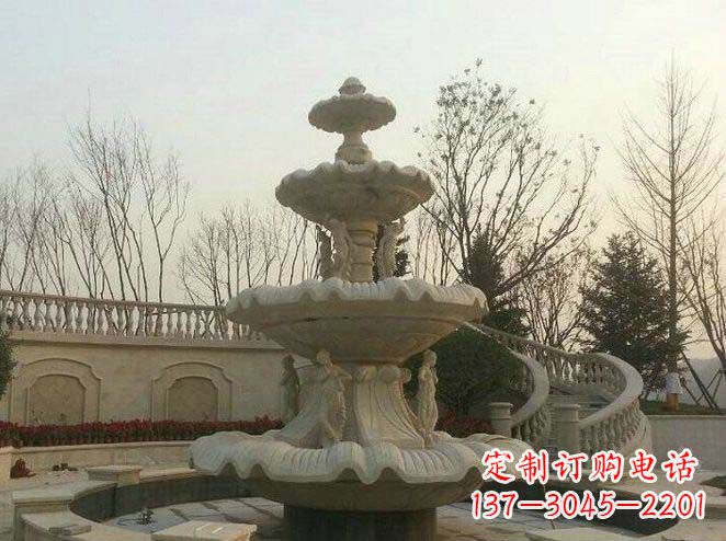 运城园林景观大型喷泉石雕 (2)