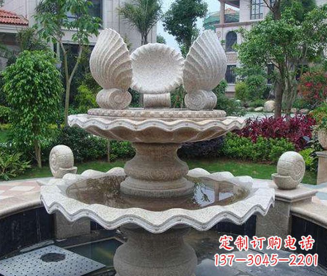运城园林景观多层喷泉石雕
