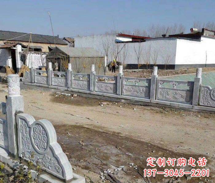 运城园林景观仿古栏板石雕