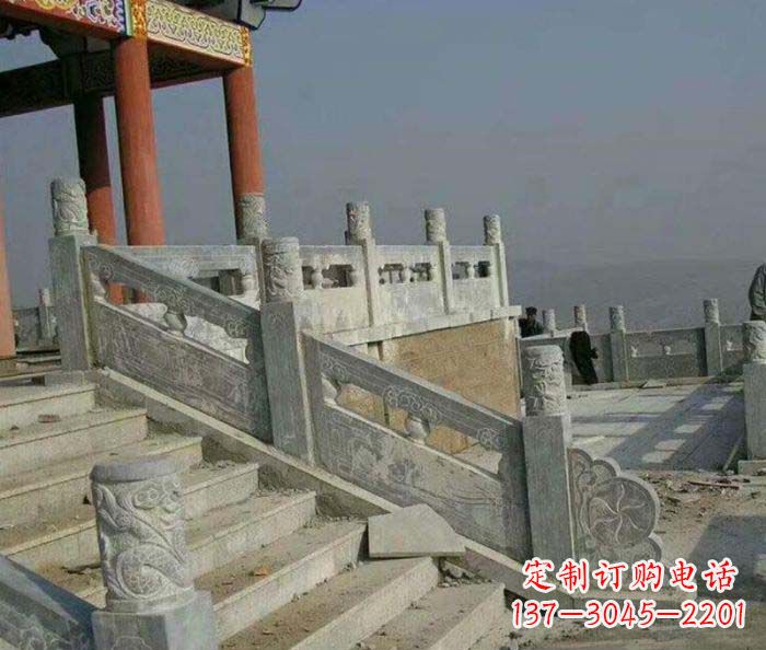 运城园林景观仿古石雕栏板